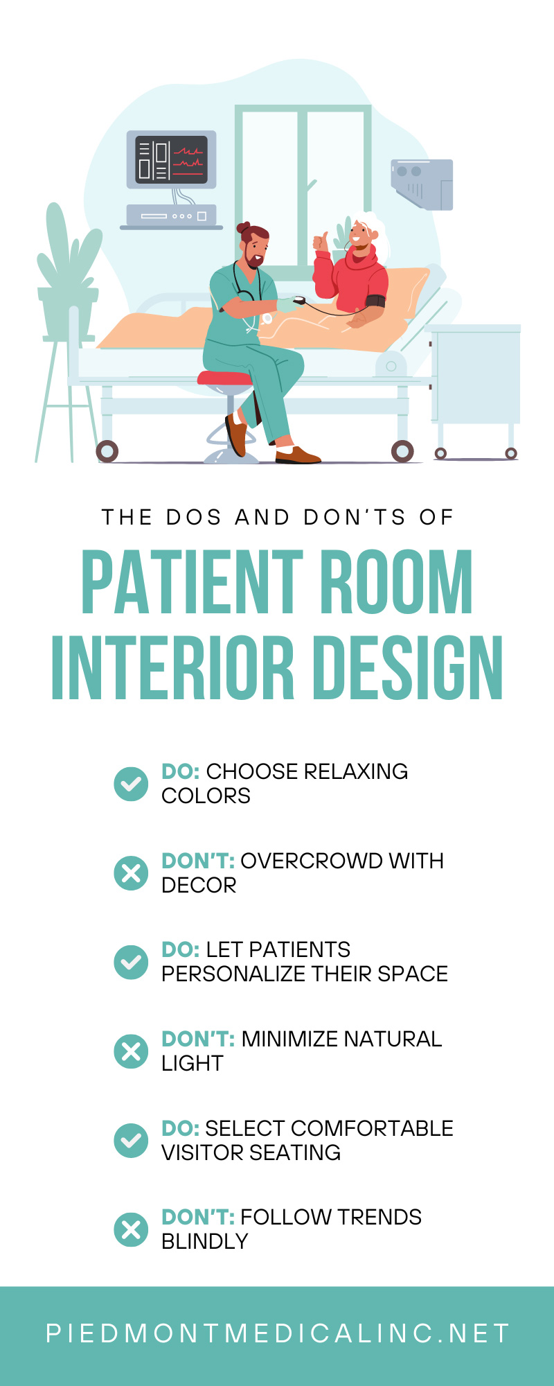 The Dos and Don’ts of Patient Room Interior Design